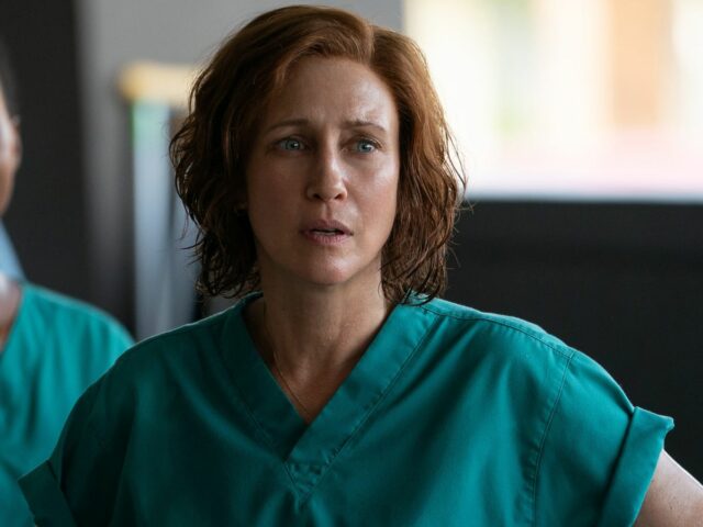 A atriz Vera Farmiga em imagem de Cinco Dias no Hospital Memorial A atriz Vera Farmiga em imagem de Cinco Dias no Hospital Memorial
