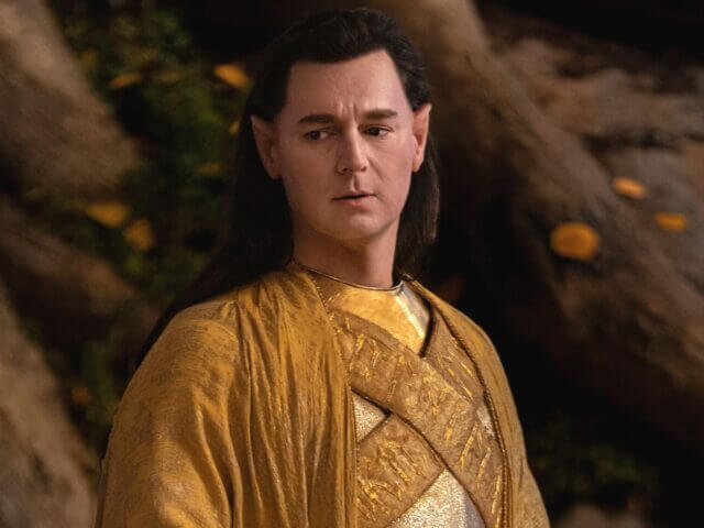 O ator Benjamin Walker na série Os Anéis de Poder O ator Benjamin Walker na série Os Anéis de Poder