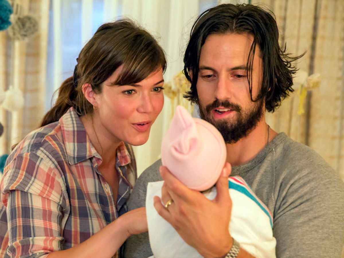 Mandy Moore com Milo Ventimiglia em This is Us