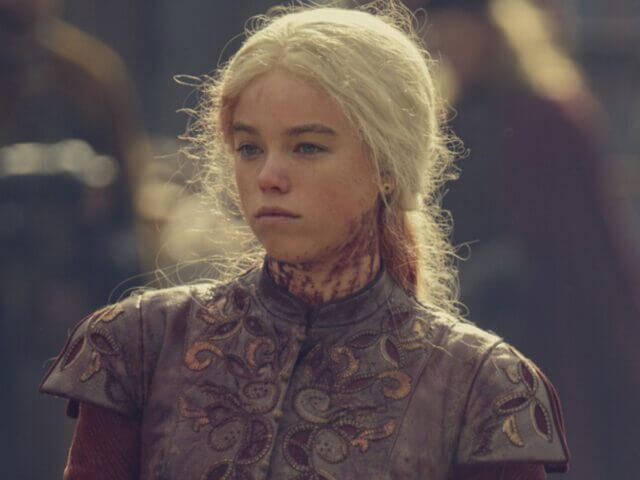 Milly Alcock no terceiro episódio de A Casa do Dragão Milly Alcock no terceiro episódio de A Casa do Dragão