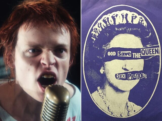 Anson Boon na série Pistol e a arte de God Save the Queen Anson Boon na série Pistol e a arte de God Save the Queen