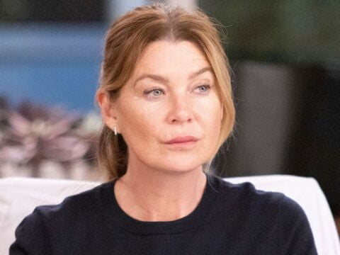 Ellen Pompeo em cena da 19ª temporada de Grey's Anatomy Ellen Pompeo em cena da 19ª temporada de Grey's Anatomy