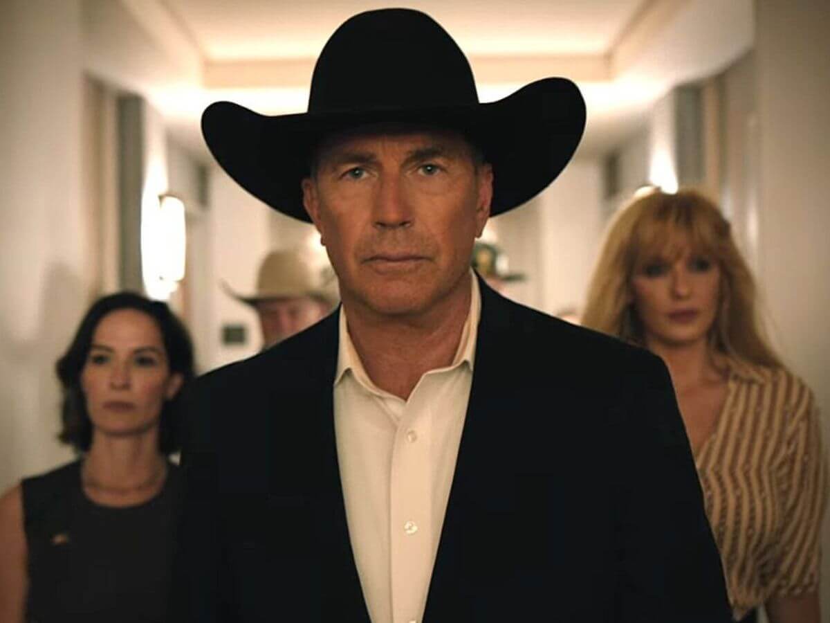 O ator Kevin Costner na 5ª temporada de Yellowstone