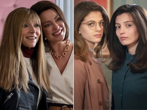 Amigas Para Sempre, da Netflix (à esq.); e My Brilliant Friend, da HBO Amigas Para Sempre, da Netflix (à esq.); e My Brilliant Friend, da HBO