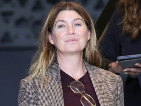 Ellen Pompeo nos bastidores da 19ª temporada de Grey's Anatomy Ellen Pompeo nos bastidores da 19ª temporada de Grey's Anatomy