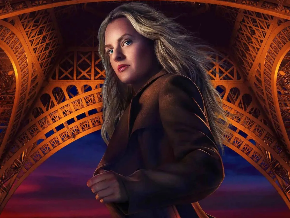 Elisabeth Moss em cartaz de O Véu