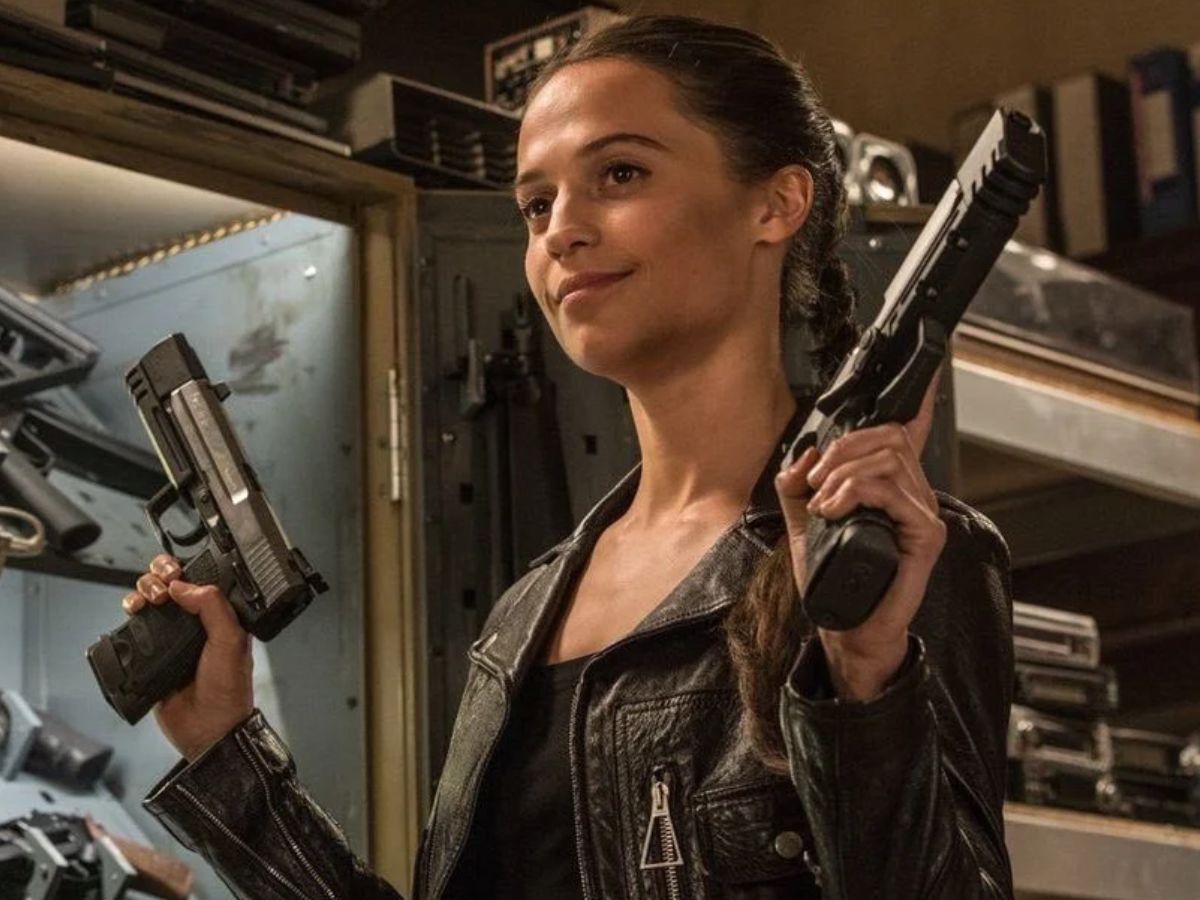 Alicia Vikander no filme Tomb Raider: A Origem (2018)