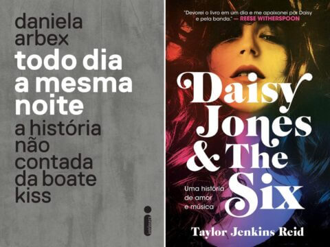 Capas dos livros Todo Dia a Mesma Noite e Daisy Jones & The Six