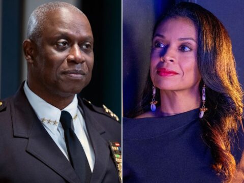 Andre Braugher em Brooklyn 9-9; Susan Kelechi Watson em This Is Us Andre Braugher em Brooklyn 9-9; Susan Kelechi Watson em This Is Us