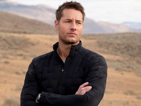 Justin Hartley em imagem promocional de Tracker Justin Hartley em imagem promocional de Tracker