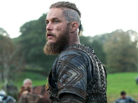 Travis Fimmel em cena da série Vikings Travis Fimmel em cena da série Vikings