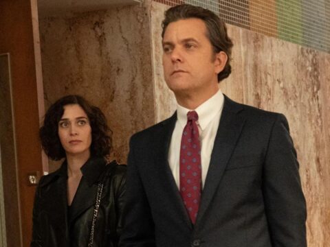Lizzy Caplan com Joshua Jackson em Atração Fatal Lizzy Caplan com Joshua Jackson em Atração Fatal