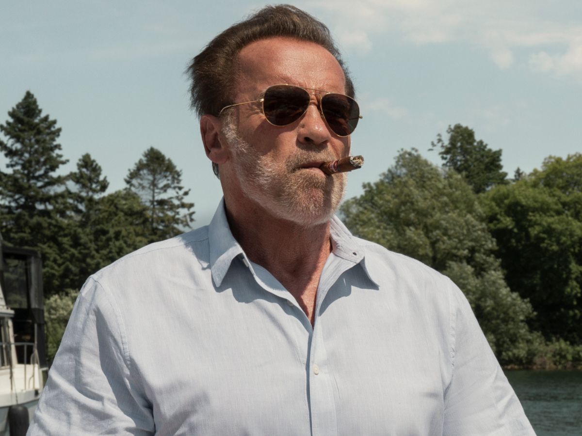 Arnold Schwarzenegger em cena de Fubar