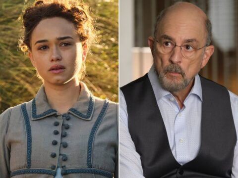 Rose Williams em Sanditon (à esq.) e Richard Schiff em The Good Doctor Rose Williams em Sanditon (à esq.) e Richard Schiff em The Good Doctor