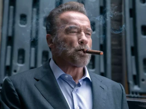 Arnold Schwarzenegger em cena da série Fubar