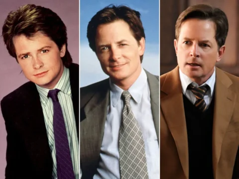 MIchael J. Fox em Caras e Caretas (à esq.), Spin City e The Good Wife MIchael J. Fox em Caras e Caretas (à esq.), Spin City e The Good Wife