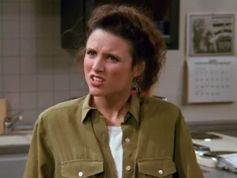 Julia Louis-Dreyfus na 1ª temporada de Seinfeld