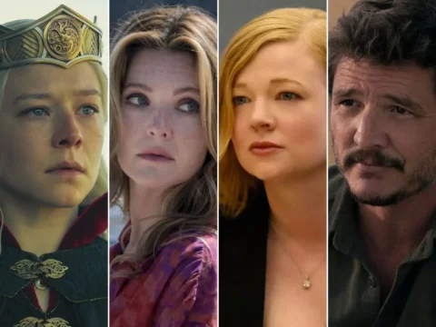 A Casa do Dragão (à esq.), The White Lotus, Succession e The Last of Us; dramas da HBO no Emmy