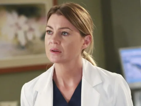 Ellen Pompeo em cena de Grey's Anatomy