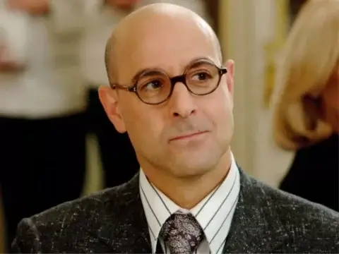 Stanley Tucci no filme O Diabo Veste Prada