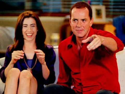 Fernanda Torres com Luiz Fernando Guimarães em Os Normais Fernanda Torres com Luiz Fernando Guimarães em Os Normais