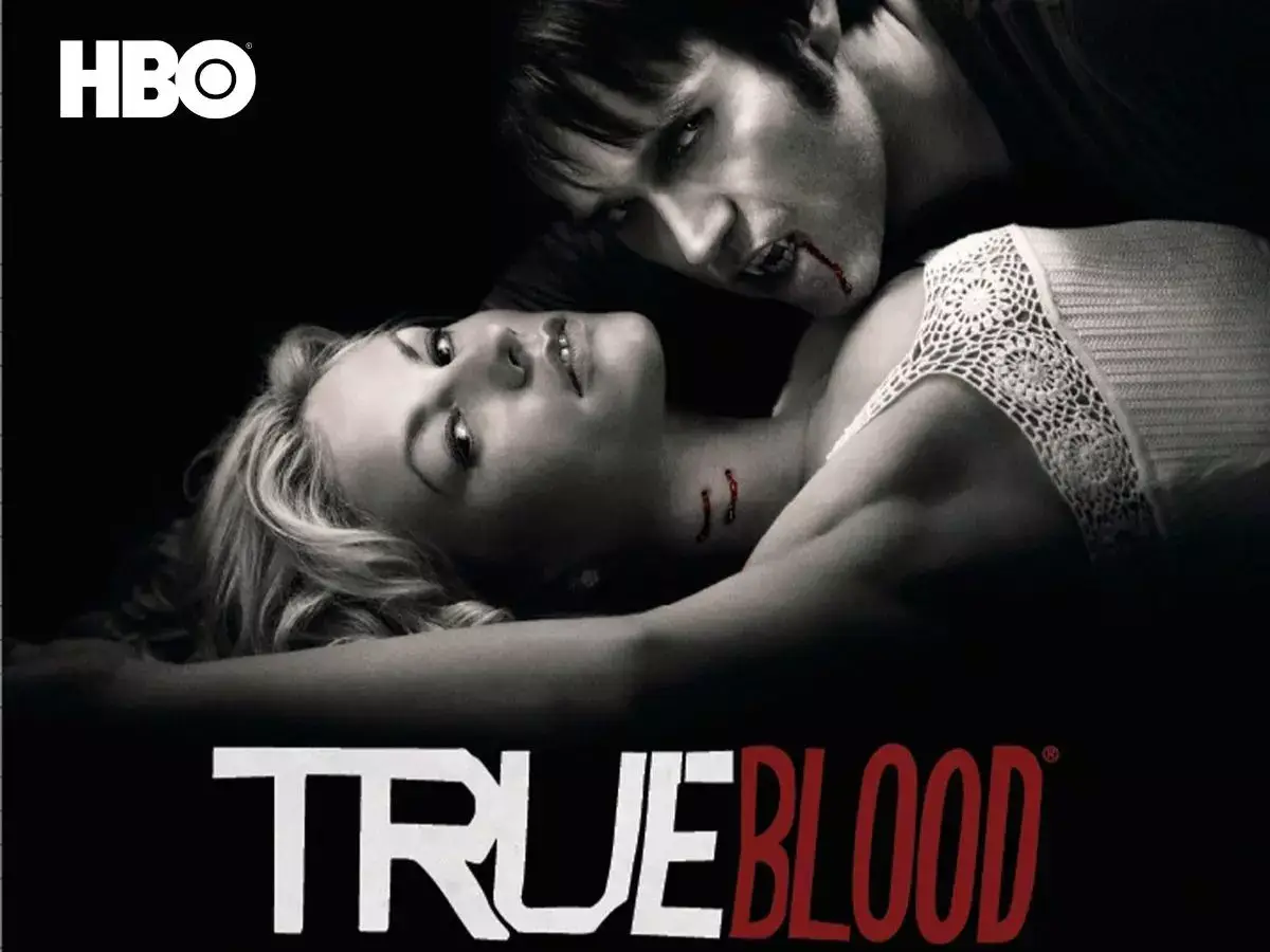 Cartaz da série True Blood, hit da HBO