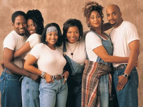 Elenco da sitcom Living Single; marco histórico