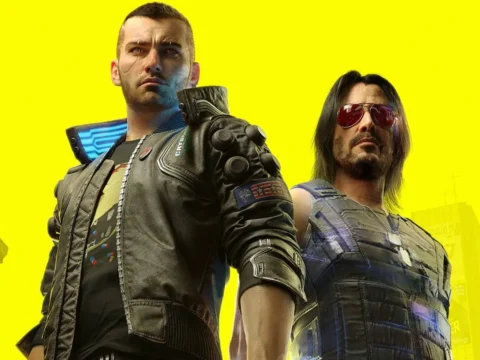Cartaz do game Cyberpunk 2077 Cartaz do game Cyberpunk 2077