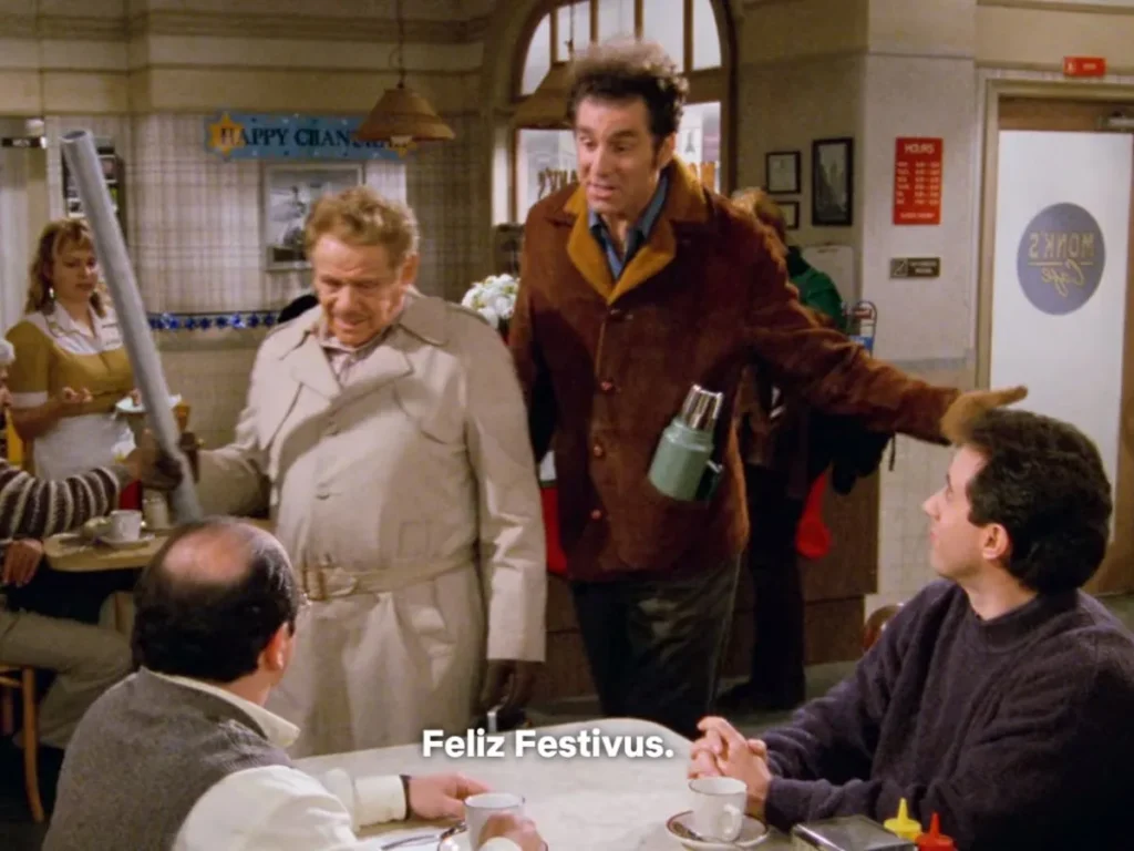 Cena do episódio A Greve, de Seinfeld