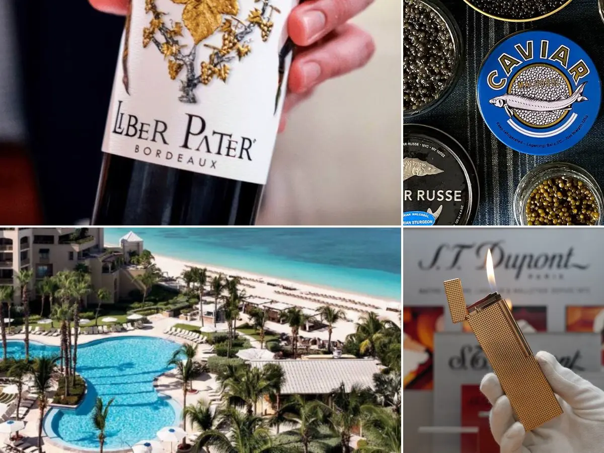 Alguns brindes do Globo de Ouro: vinho mais caro do mundo, caviar, hospedagem nas Ilhas Cayman e isqueiro de luxo
