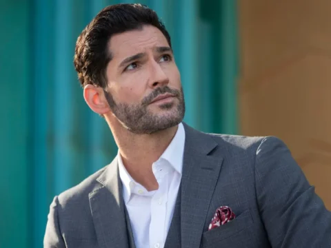 Tom Ellis em cena de Lucifer Tom Ellis em cena de Lucifer