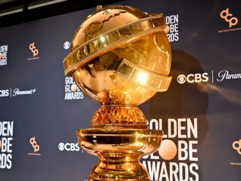 Decoração de evento que revelou os indicados ao Globo de Ouro 2024 Decoração de evento que revelou os indicados ao Globo de Ouro 2024