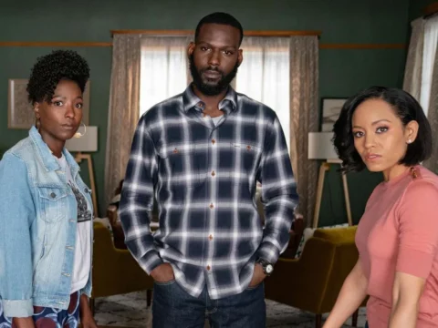 Rutina Wesley (à esq.), Kofi Siriboe e Dawn-Lyen Gardner em Queen Sugar