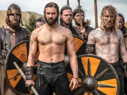 Cena da série Vikings Cena da série Vikings