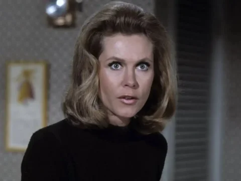 Elizabeth Montgomery em cena de A Feiticeira Elizabeth Montgomery em cena de A Feiticeira