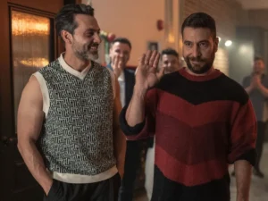 Víctor Massán (à esq.) com Raúl Tejón em Machos Alfa 2