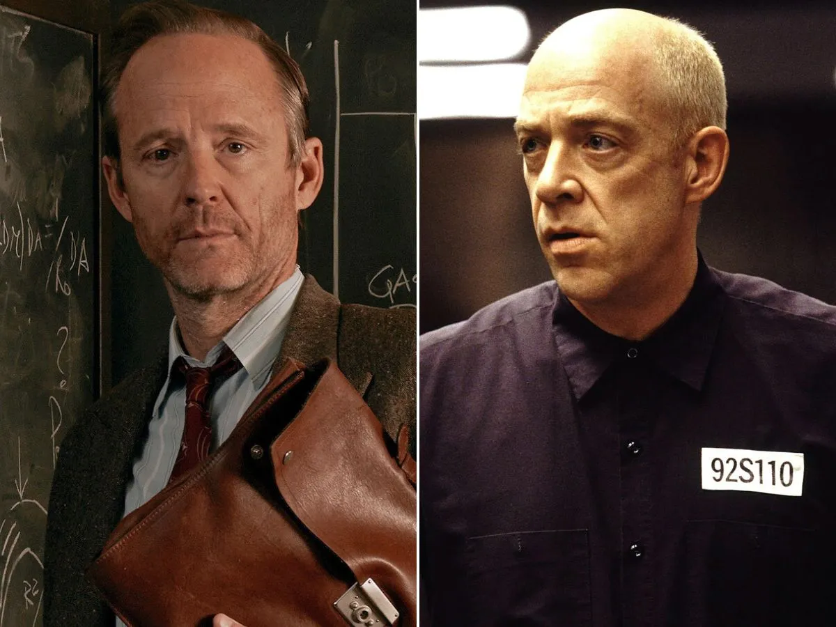 John Benjamin Hickey em Manhattan (à esq.); J. K. Simmons em Oz