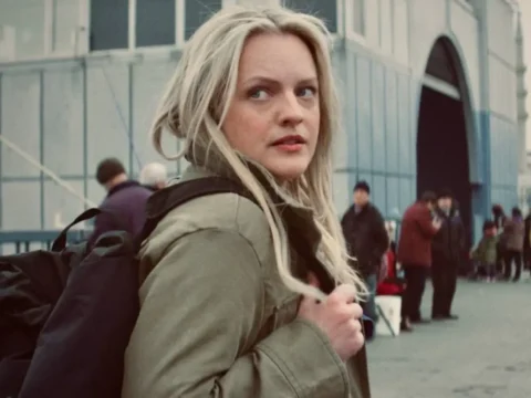 Elisabeth Moss em cena de O Véu Elisabeth Moss em cena de O Véu
