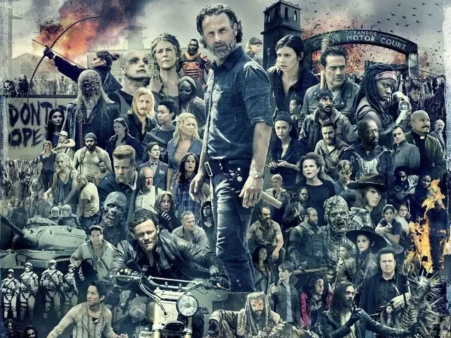 Personagens de The Walking Dead em cartaz especial