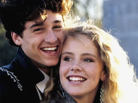 Patrick Dempsey com Amanda Peterson em Namorada de Aluguel