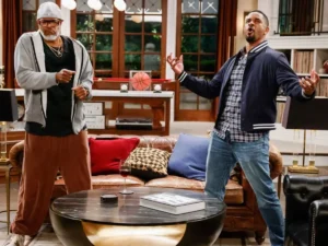 Damon Wayans (à esq.) com o filho Damon Wayans Jr. em Poppa's House