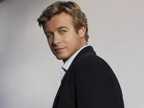 Simon Baker em cartaz de The Mentalist