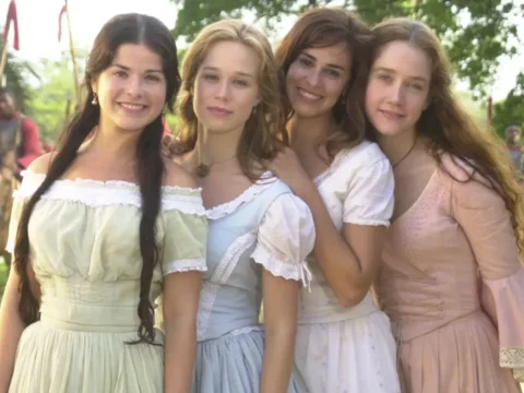 Samara Felippo (à esq.), Mariana Ximenes, Daniela Escobar e Camila Morgado em A Casa das Sete Mulheres Samara Felippo (à esq.), Mariana Ximenes, Daniela Escobar e Camila Morgado em A Casa das Sete Mulheres