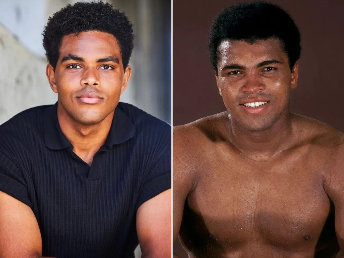 Jaalen Best (à esq.) vai interpretar Muhammad Ali em The Greatest