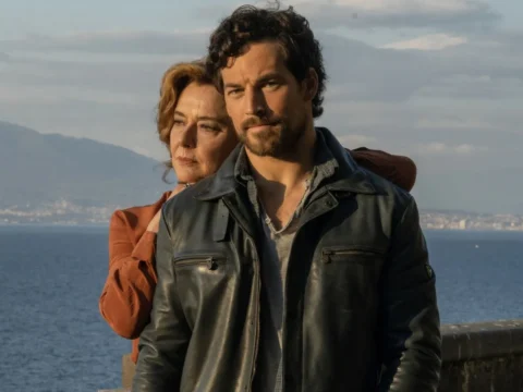 Monica Guerritore e Giacomo Gianniotti em Amor Traiçoeiro Monica Guerritore e Giacomo Gianniotti em Amor Traiçoeiro