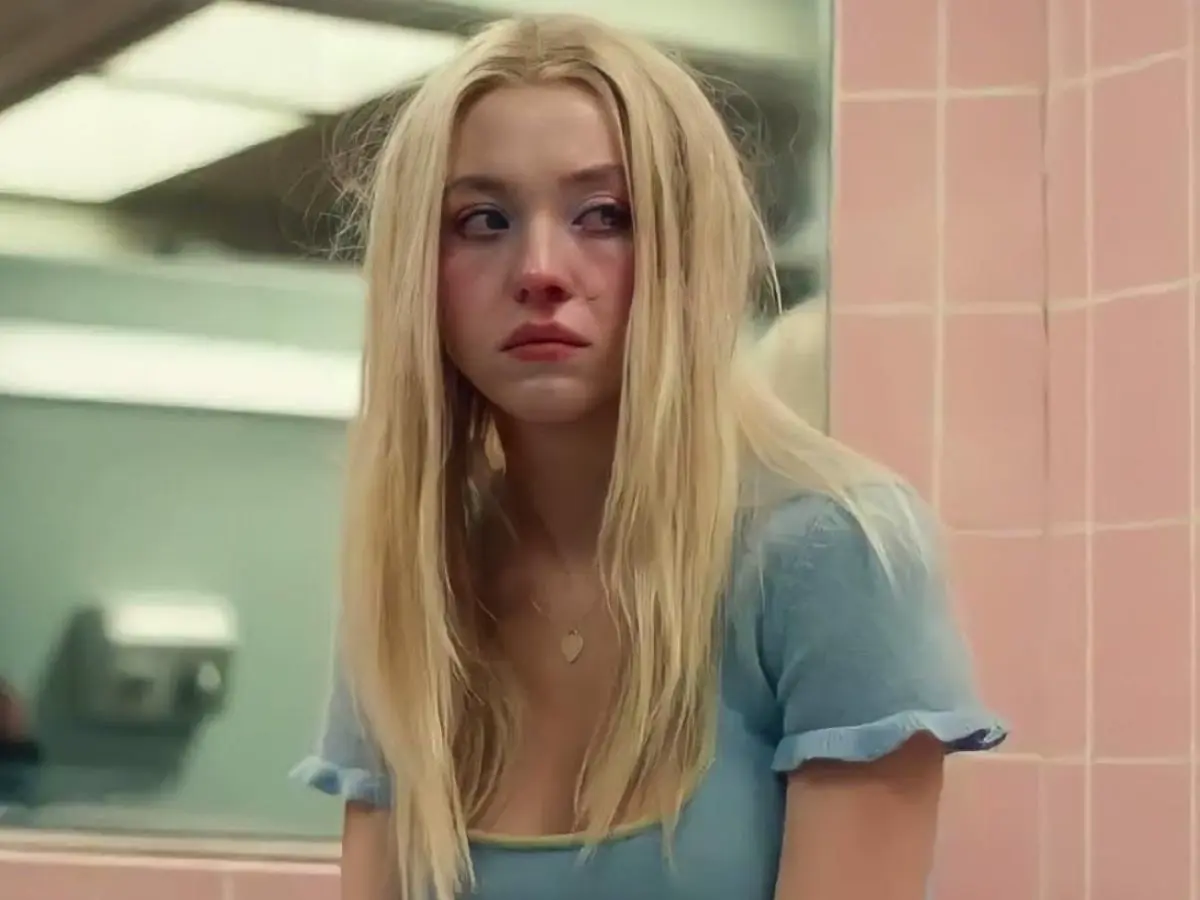 Sydney Sweeney em cena de Euphoria