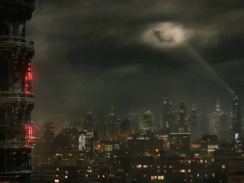 Sinal característico de Batman na série Pinguim Sinal característico de Batman na série Pinguim