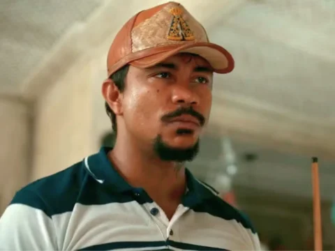 Xamã em cena da novela Renascer Xamã em cena da novela Renascer