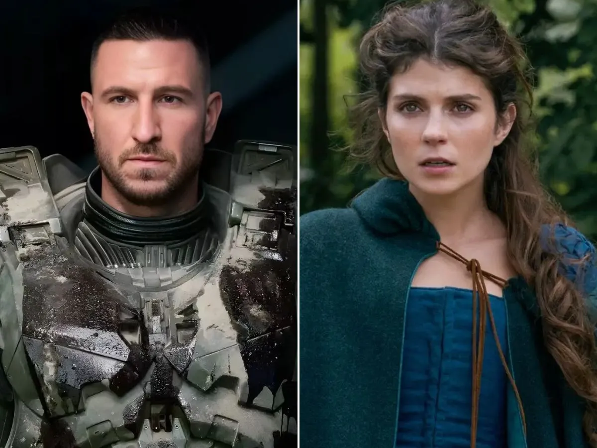 Pablo Schreiber em Halo (à esq.); Emily Bader em My Lady Jane