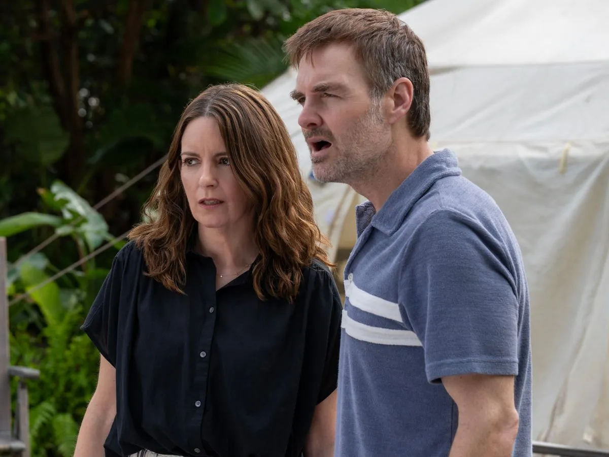 Tina Fey com Will Forte em As Quatro Estações do Ano